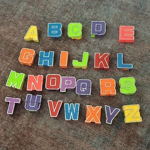Lakeshore Alphabet Learning bots transformers for Kids alphabets (25ct)